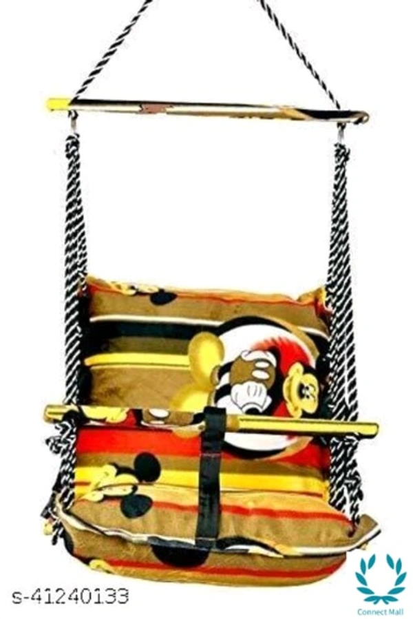 Classy Hanging Cradle - L XH XB (12.5 X3.5 X 9.5)cm, Cotton, Jhula, Pack Of:1